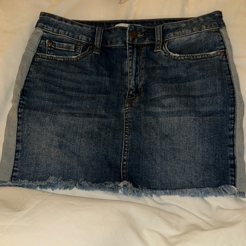 Classic Blue Denim Mini Skirt